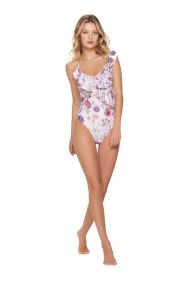 Kibys Cocoa Floral Allie One Piece Swimsuit