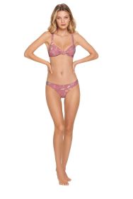 Kibys Pink Herb Cici Bikini Top