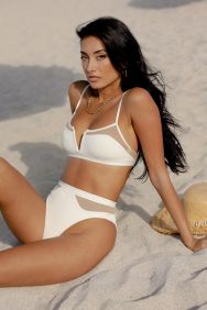 L*Space Cream Palonia Bitsy Bottom