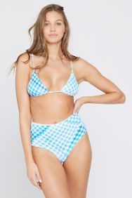 L*Space Picnic Plaid Brittany Bikini Top