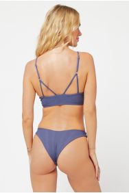 L*Space Pointelle Rib Slate Cabana Bitsy Bottom