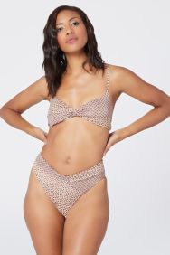 L*Space Shimmer Kaleidoscope Eyes Ringo Bikini Top