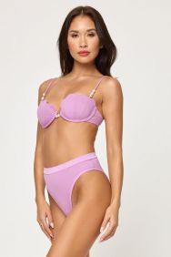 L*Space Mauve Frenchi High Waist Bitsy Bottom