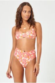 L*Space When In Bloom Fused Alec Bikini Top