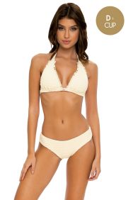 Luli Fama Desert Star Triangle Halter Bikini Top