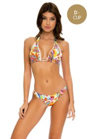 Luli Fama Summer Love Triangle Halter Top