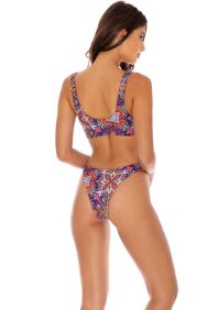 Luli Fama Tiki Babe High Leg Brazilian Bottom