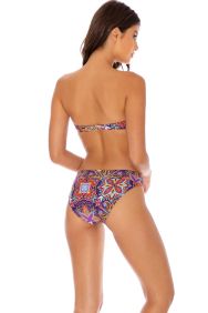 Luli Fama Tiki Babe Banded Full Bikini Bottom
