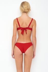 Peixoto Bahia Bottom in Red Sangria Rib