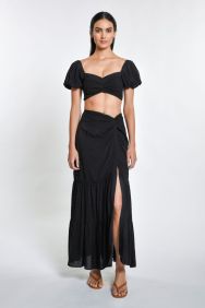 Peixoto Black Lotis Valentina Skirt
