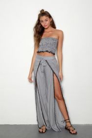 Peixoto Joan Crop Top in Ricky Stripe