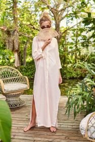 Peixoto Tropico Stripe Josephine Cover Up