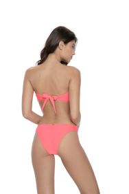 PilyQ Pink Crush Lace Fanned Bikini Bottom