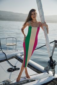 PQ Swim Emerald Bay Piper Slit Dress
