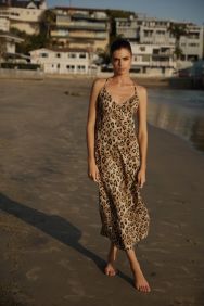 PQ Swim Leopard Amelia Slip Dress