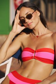 PQ Swim Passion Detail Bandeau Bikini Top