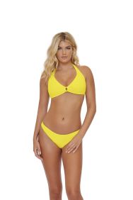 PQ Swim Sunburst Basic Ruched Bikini Bottom