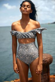 Verdelimon Snake Tottori High Waist Bottom