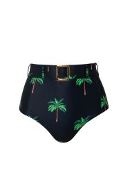 Verdelimon Black Palms Arusi Bikini Bottom