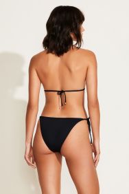 Vitamin A Black EcoLux Elle Tie Side Bikini Bottom