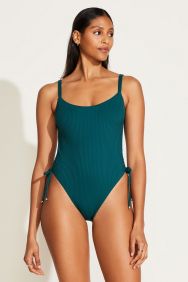Vitamin A Emerald EcoRib Gemma One Piece Swimsuit