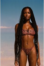 Vitamin A Terra Leopard Kaya Bikini Top