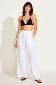Vitamin A White EcoLinen The Getaway Pant
