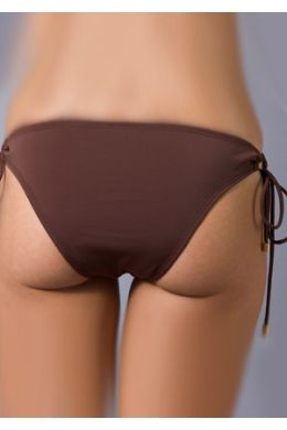 Espresso Ruched Bikini Bottom