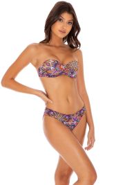 Luli Fama Tiki Babe Underwire Bandeau Top