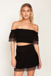 Peixoto Black Scarlet Skirt