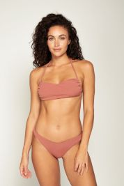 Peixoto Guava Esso Rib Tyra Bikini Top