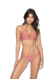 PilyQ Lotus Banded Ring Bralette Bikini Top