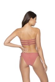 PilyQ Lotus Smocked Tab Bikini Bottom