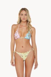 PQ Swim Dolce Embroidered Lettuce Edge Tie Side Bottom