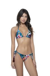 PQ Swim Spiritual Bloom Embroidered Tie Bottom