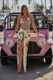 PQ Swim Summer Hibiscus Long Sarong