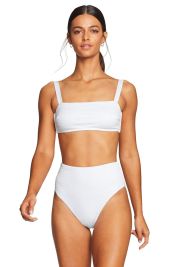 Vitamin A EcoTex White Nico Bikini Top
