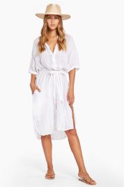 Vitamin A White EcoLinien Playa Dress